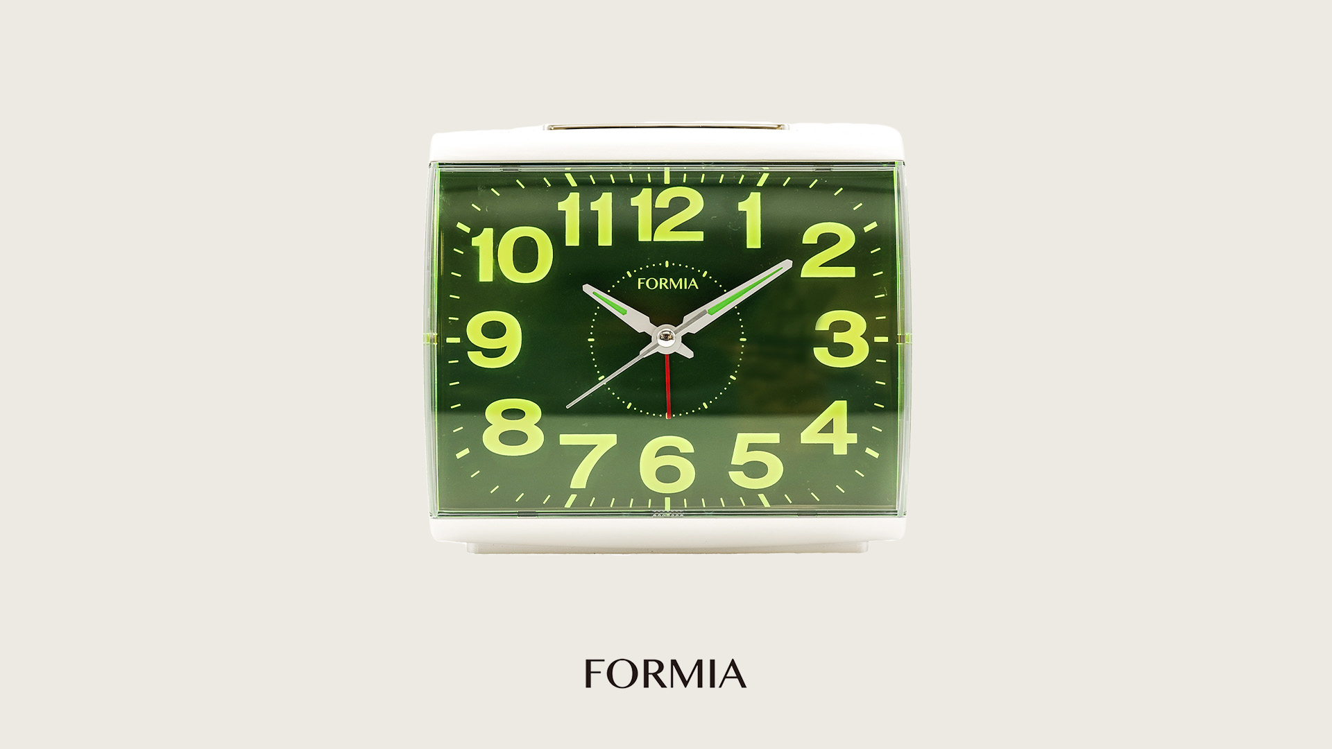 Amazon.co.jp: Formia(フォルミア) 置き時計 目覚まし時計
