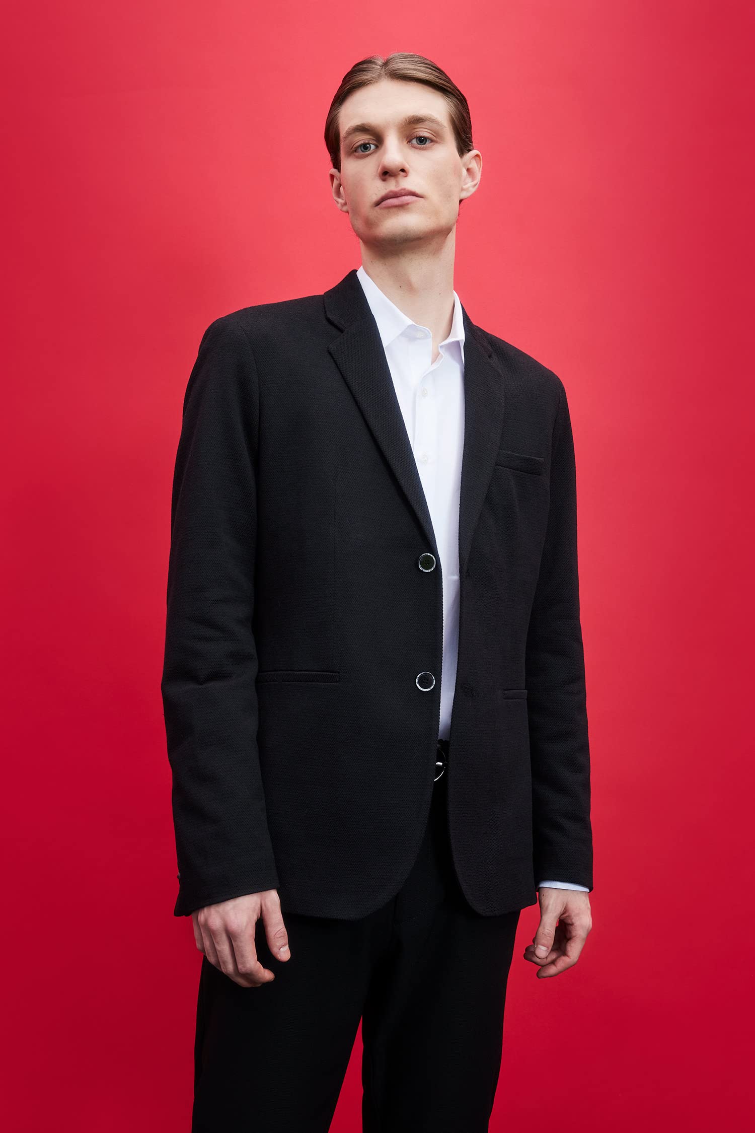 DeFacto N0503AZ, Blazer, Uomo, Nero, 54
