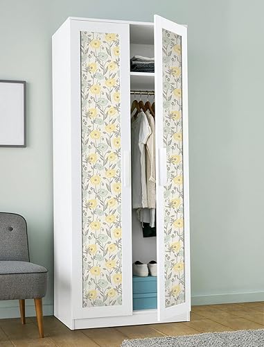 Miniatura 4 de Jen Hewitt Poppy Field - Papel tapiz para despegar y pegar, color aguamarina