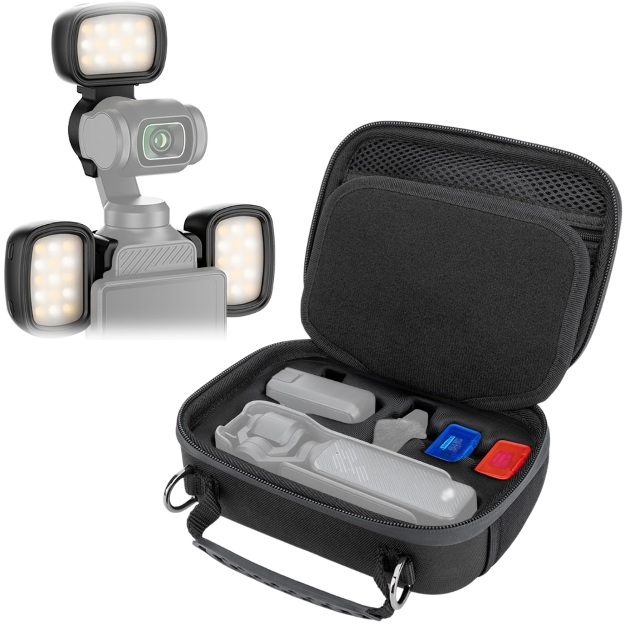 Amazon.com : JJC Pocket 3 Storage Case with 3 Pcs Magnetic Fill