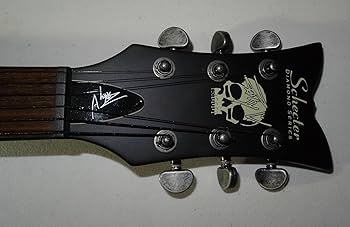 Avenged Sevenfold Autographed Schecter 6661 Guitar The Rev Tribute
