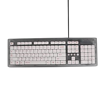 Arctic Fox Crystal Wired Keyboard (Grey)