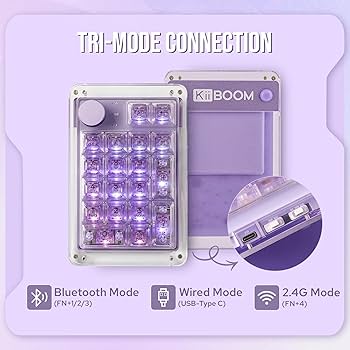 Amazon | KiiBoom Phantom 21 ゲーミングキーボード ホットスワップ