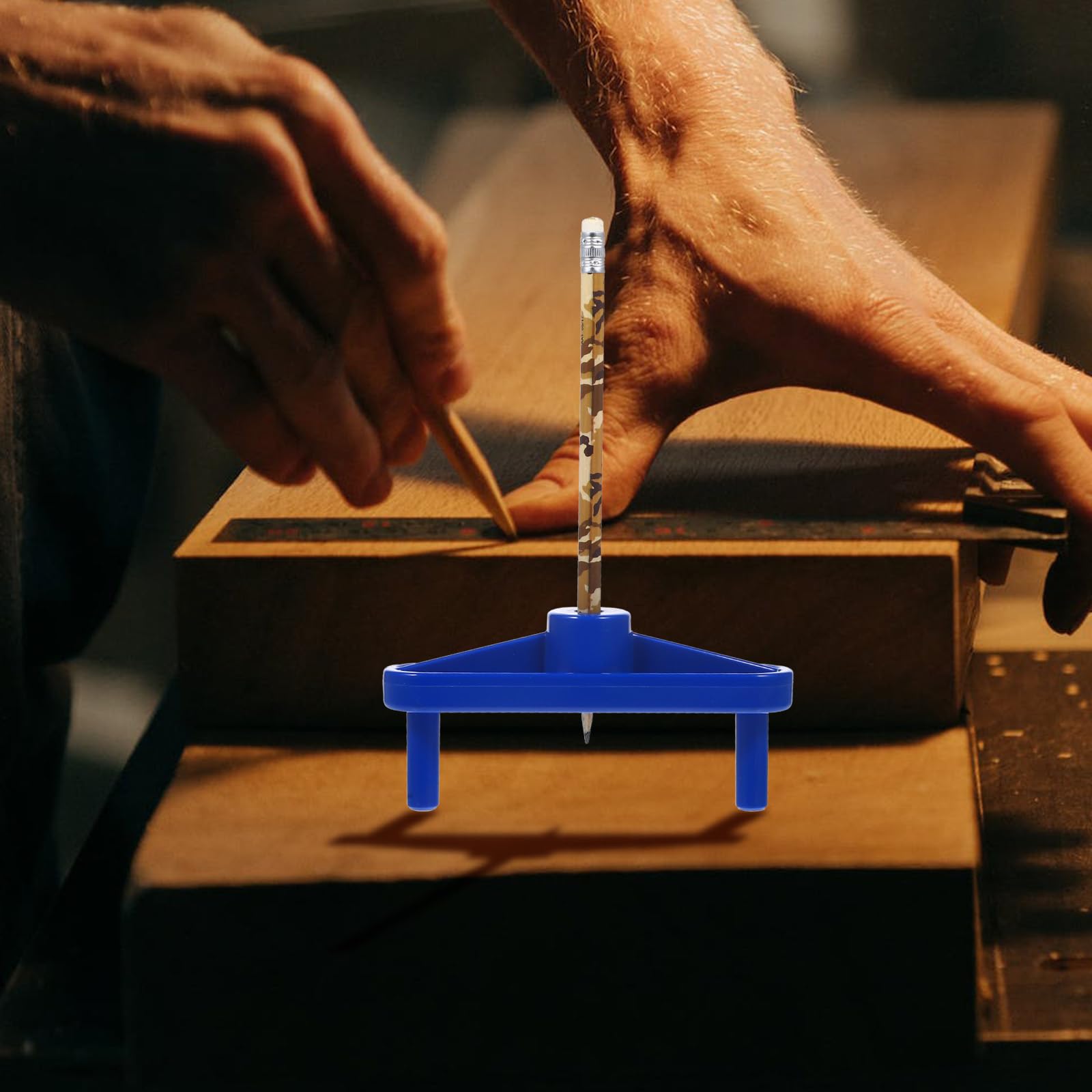 Uonlytech Center Scribe Blue Abs Plastic for Woodworking — Amazon image 4
