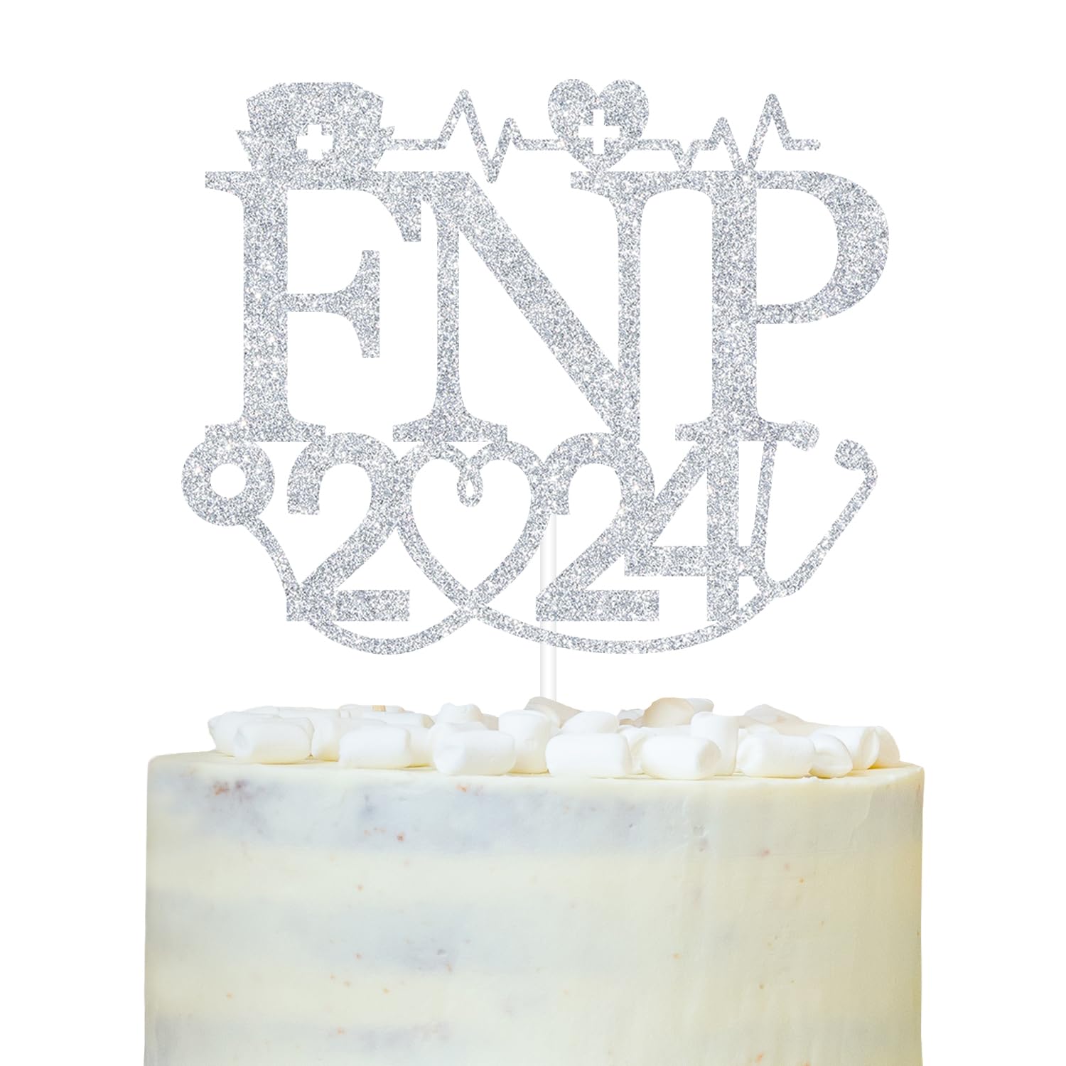 Congrats FNP Cake Topper, Congrats Nurse RN NP LPN Grad, Nursing School Grad Cake Decorations, Class of 2024 Graduate Party Decorations