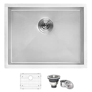 muuuuu21　① Ruvati 21 x 14 inch Undermount Bathroom Sink - White