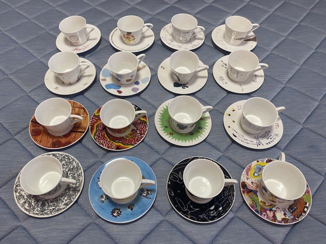 Amazon.co.jp: 16客セット バカップ展 コンプリート アート コーヒー 