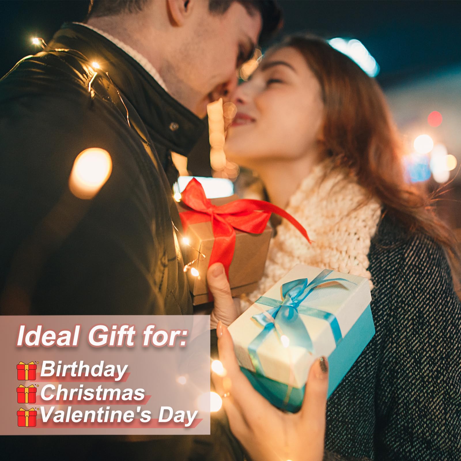 Collana con Ciondolo dell'Amicizia a Cuore con Foto - Collana Regalo Personalizzata con Catena Fotografica per Ragazze e Ragazzi, Catena con Amuleto Foto da Aprire, Ciondolo Memoria
