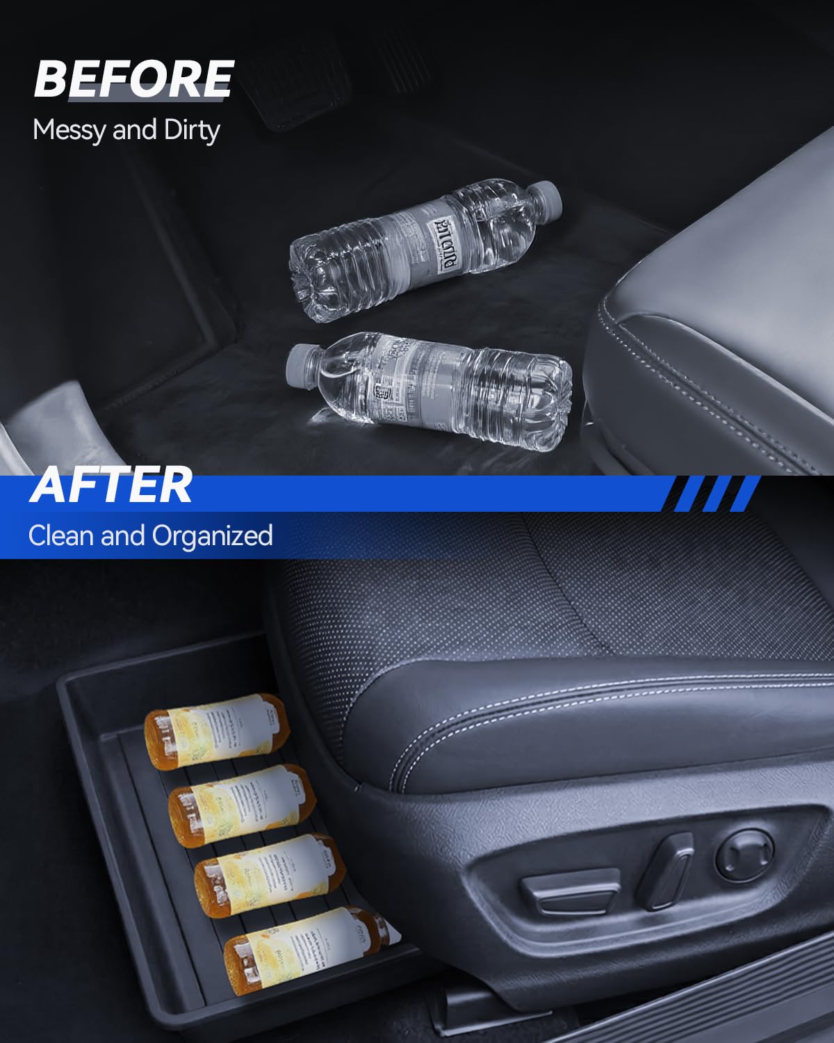 2 unidades organizador de sillas para Toyota Corolla 2025-2026 E210, caja de almacenamiento debajo del asiento delantero, bolsillo oculto, Corolla Fach Sedan Hatchback Touring Sports Accesorios