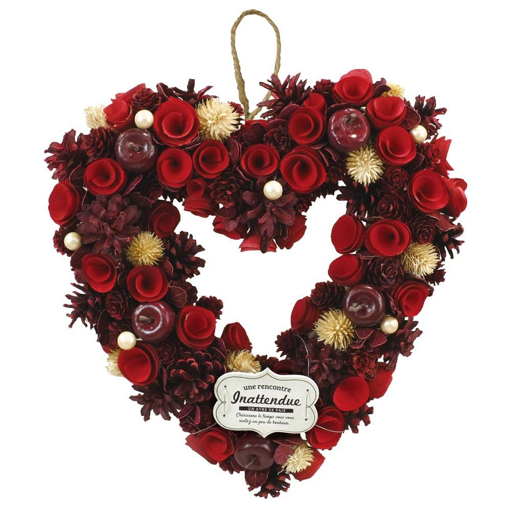 Amazon.co.jp: GREENHOUSE CM ナチュラルハートリース プレート