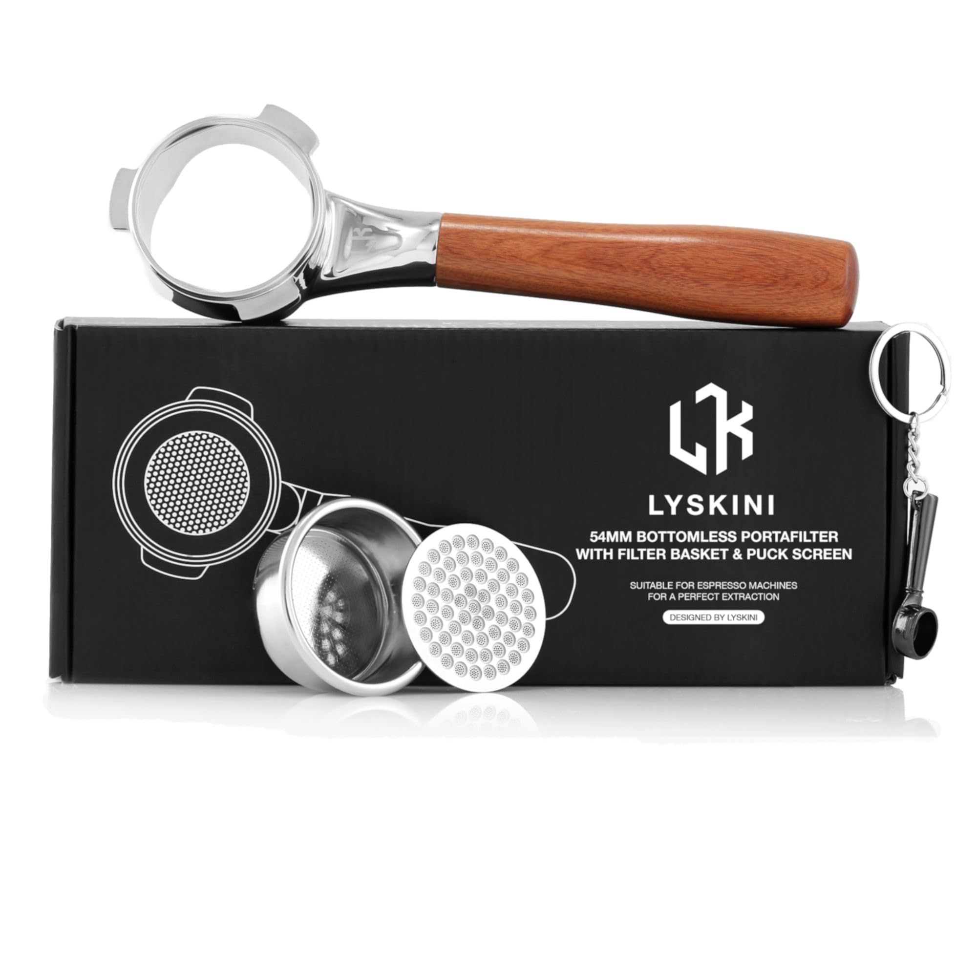 54mm Bottomless Portafilter – Naked for Breville Barista