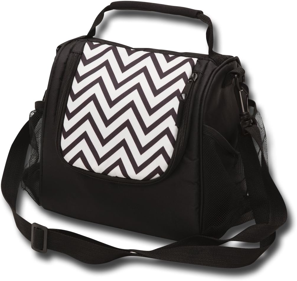 Lunch Bag - Insulated Lunch Cooler - Black
