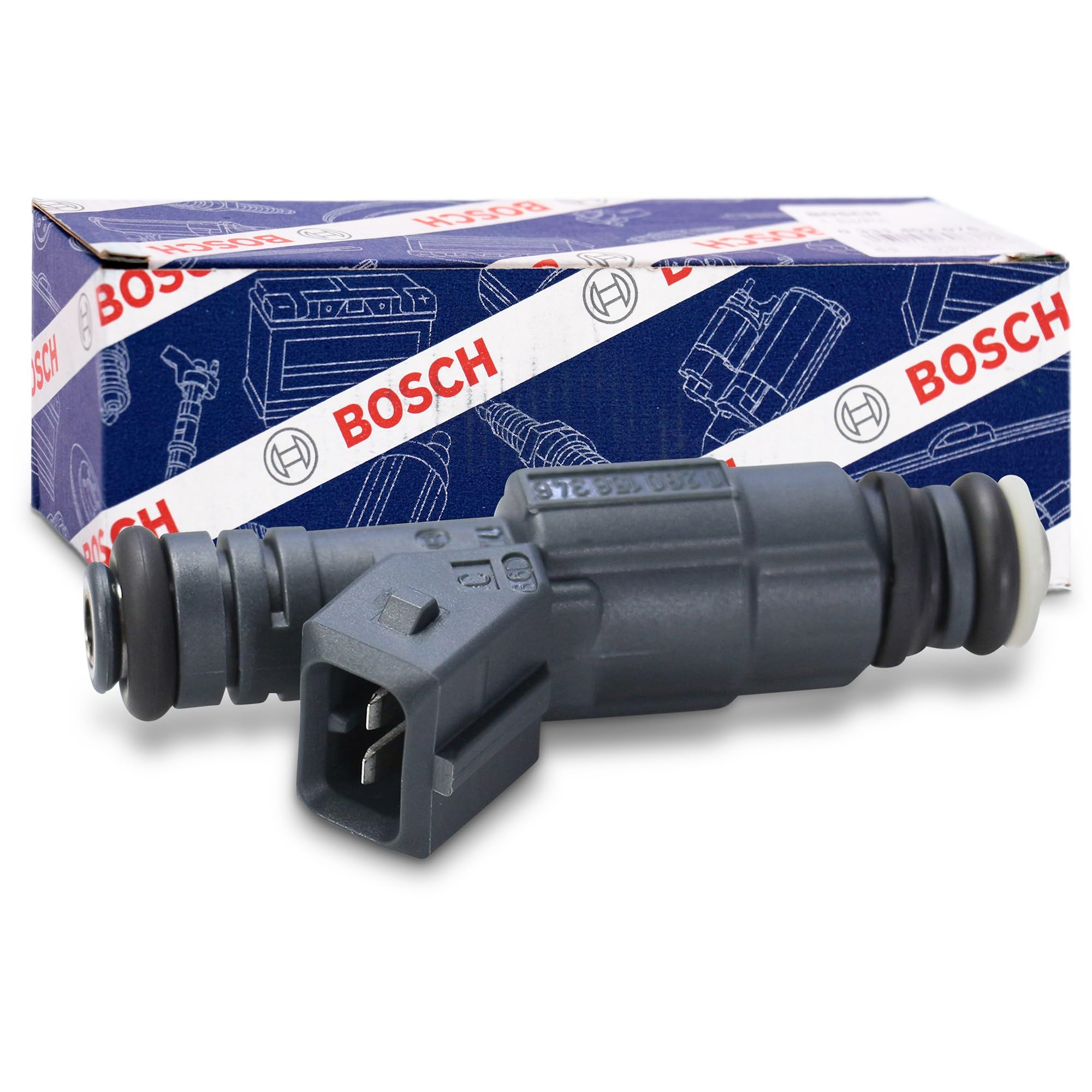 BOSCH Iniettore 0280156346 | Compatibile con: BMW 3, 3, 3 Cabriolet, 3 Cabriolet, 3 Compact, 3 Coupe, 3 Touring, 3 Touring, 5, 5 Touring, 7, 7, 8