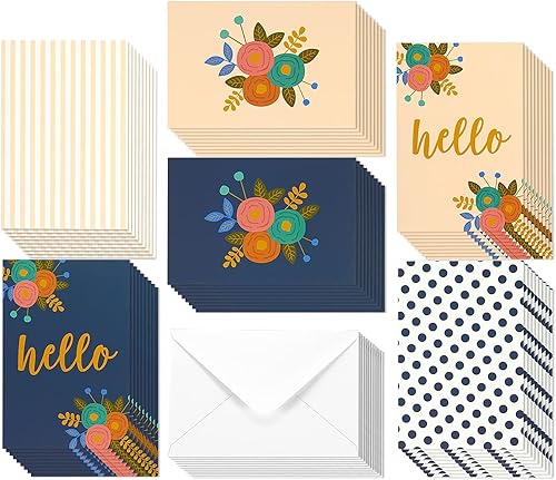 Tarjetas de felicitación para ella Floral y geométrica, Floral disponible en Yaxa Peru