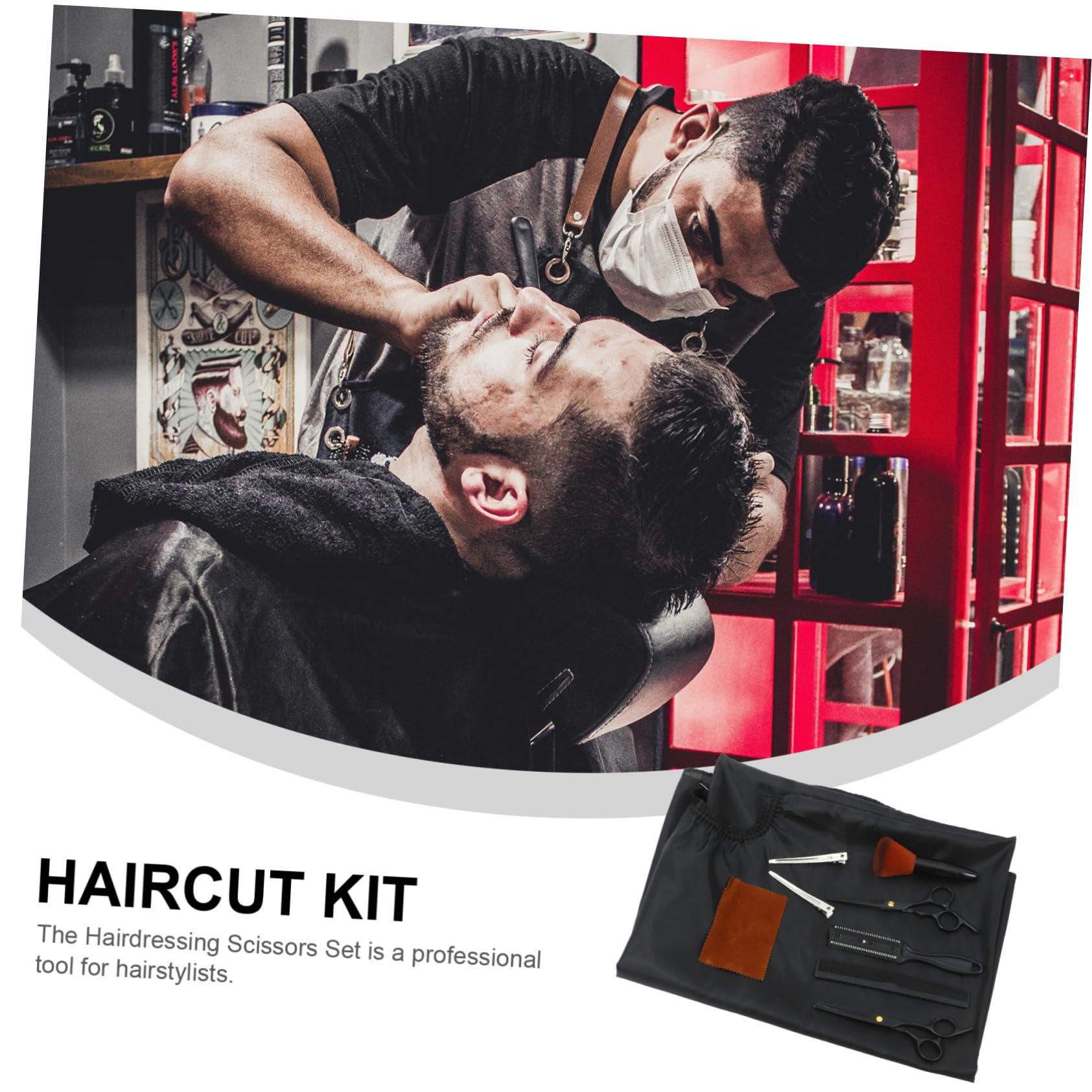 Baluue Tijeras De Corte De Pelo Tijeras Pelo Profesional Peine Herramientas De Peluquería