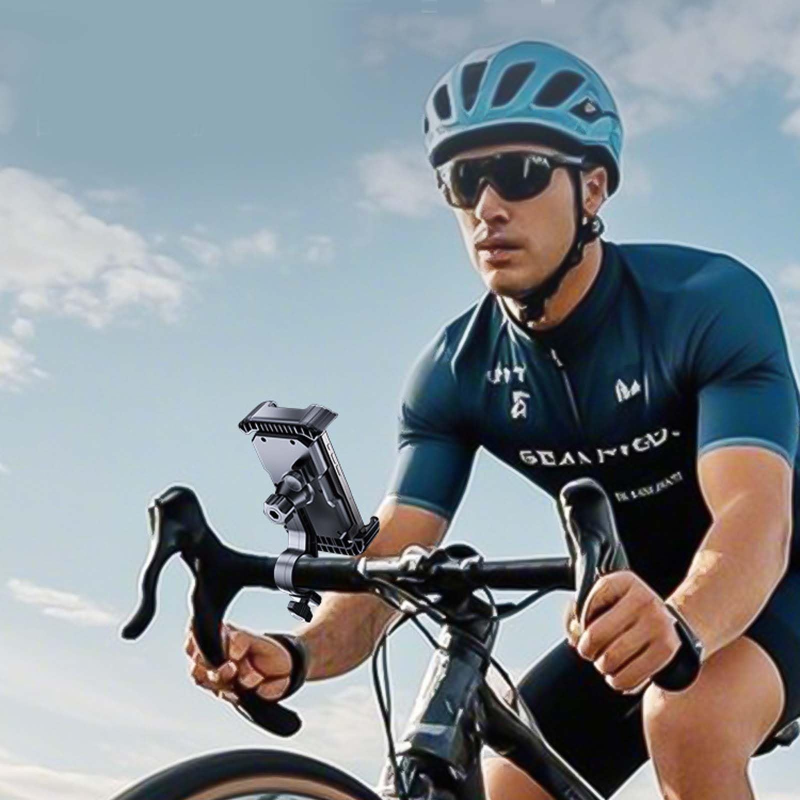 Marjoramy Porta Cellulare Bici,Supporto Per Cellulare Da Bicicletta Per