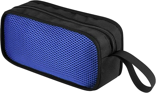 Funda para cargadores de laptop, organizador de artículos electrónicos con cremallera, bolsa de almacenamiento de malla para adaptador de laptop,