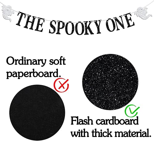 Miniatura 5 de Cartel The Spooky One, cartel de Halloween para 1er cumpleaños, murciélago fantasma de Halloween, 1er cumpleañosbaby shower, suministros de