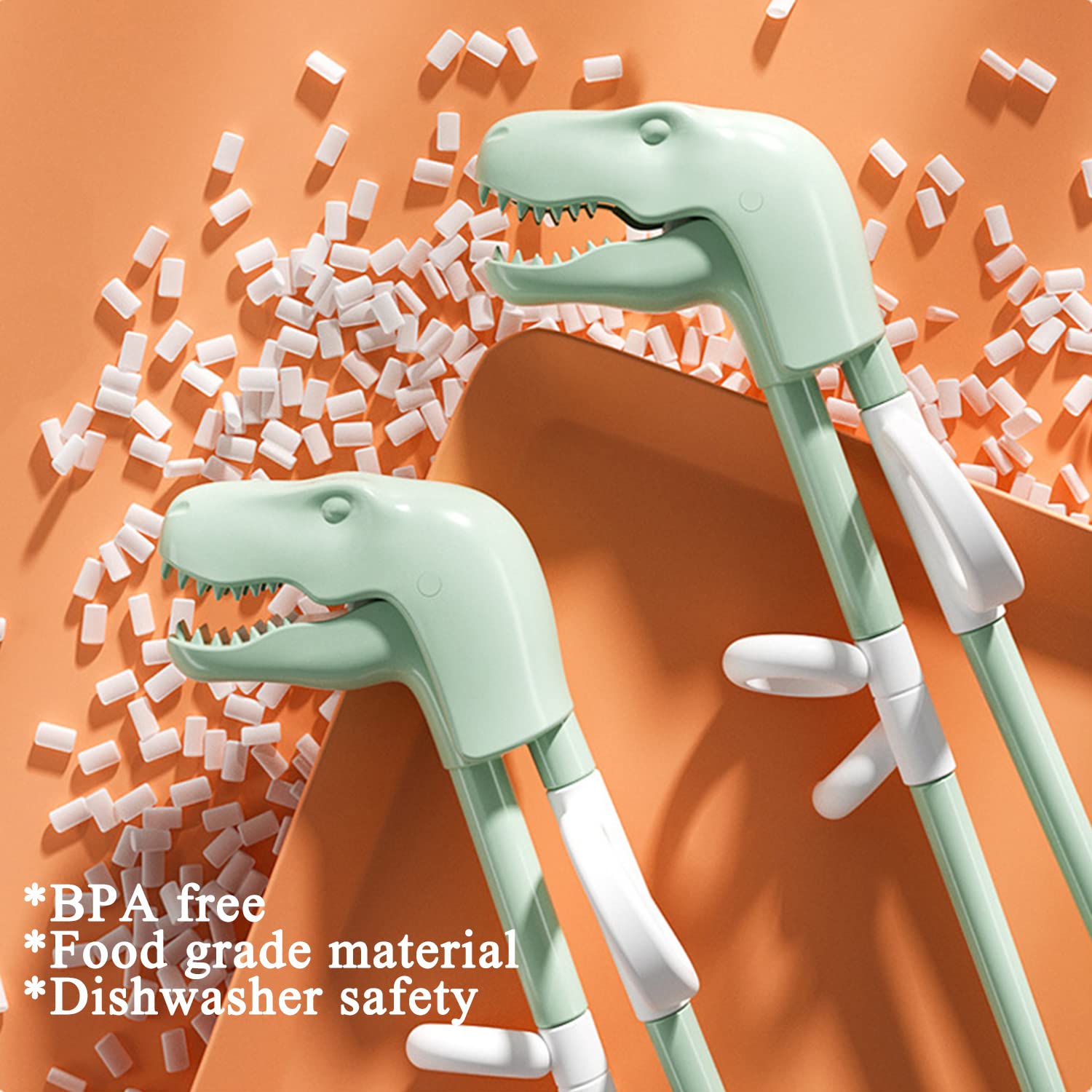 Cute Dinosaur Training Chopsticks for Kids -3