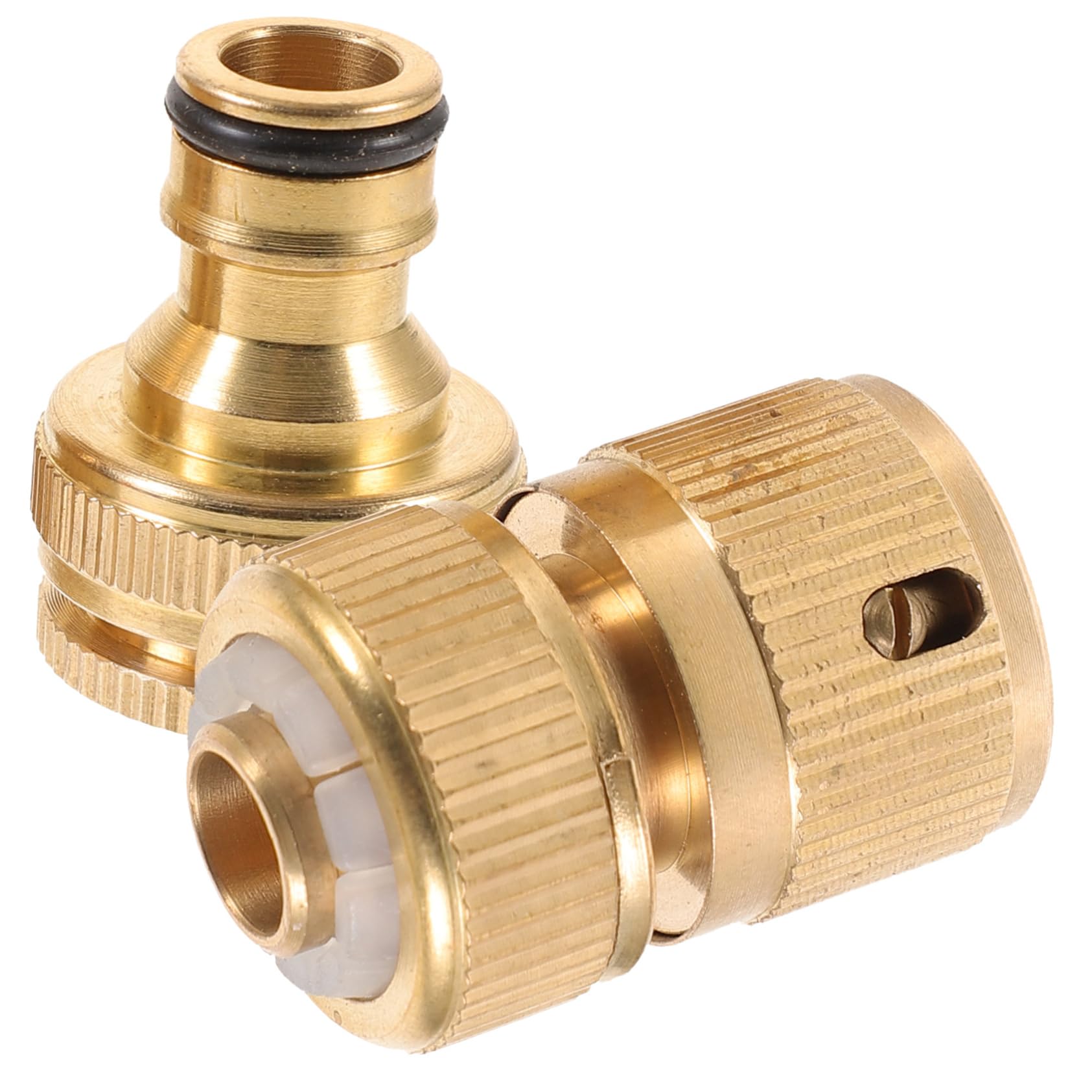ABOOFAN 4 Paia Raccordo Rapido per Tubo da Giardino e Connettore per Facile Installazione e Manutenzione Adatto Irrigazione e Accessori per Giardino