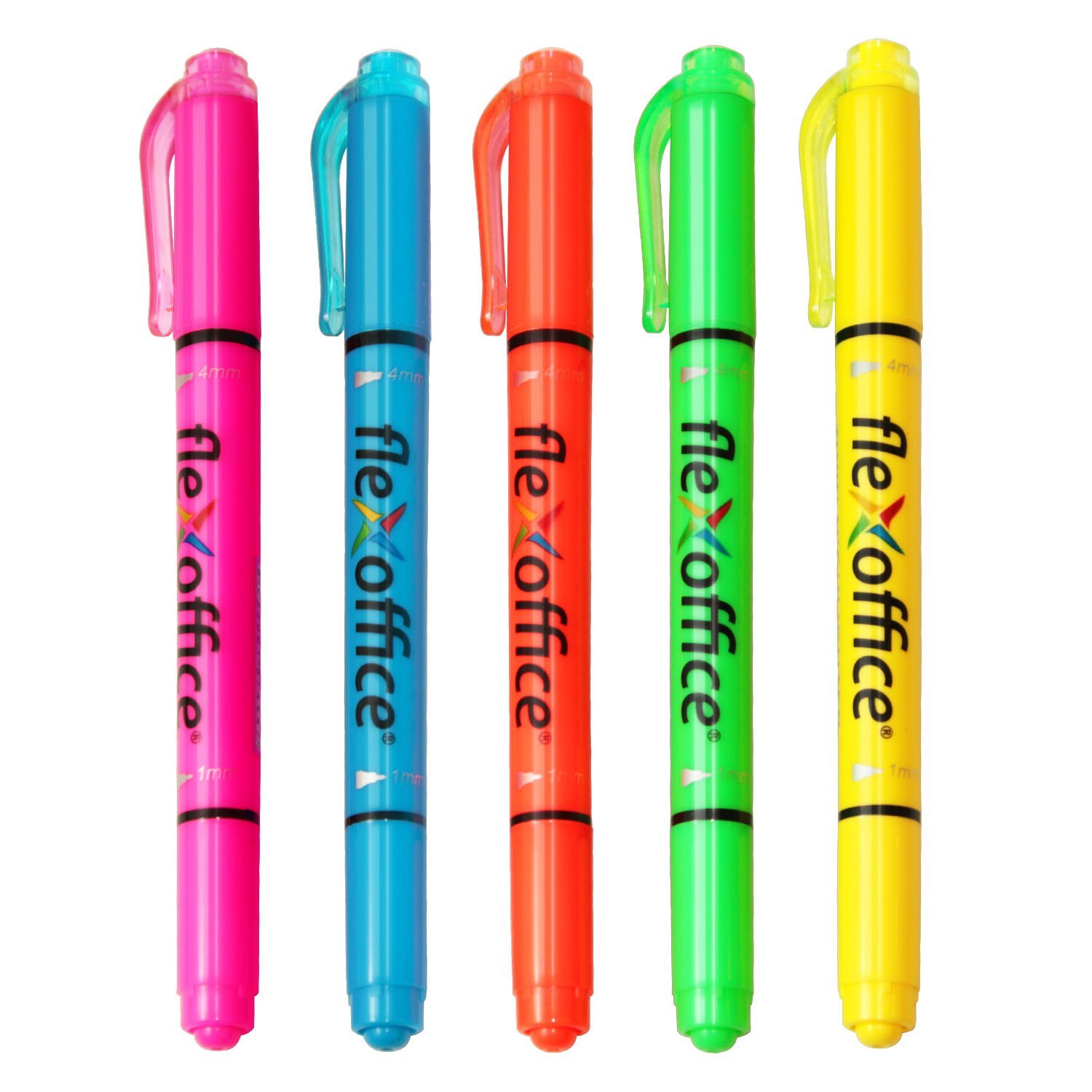 A2zcare Double Nib Highlighters Chisel And Bullet Tip Higlight Marker ...