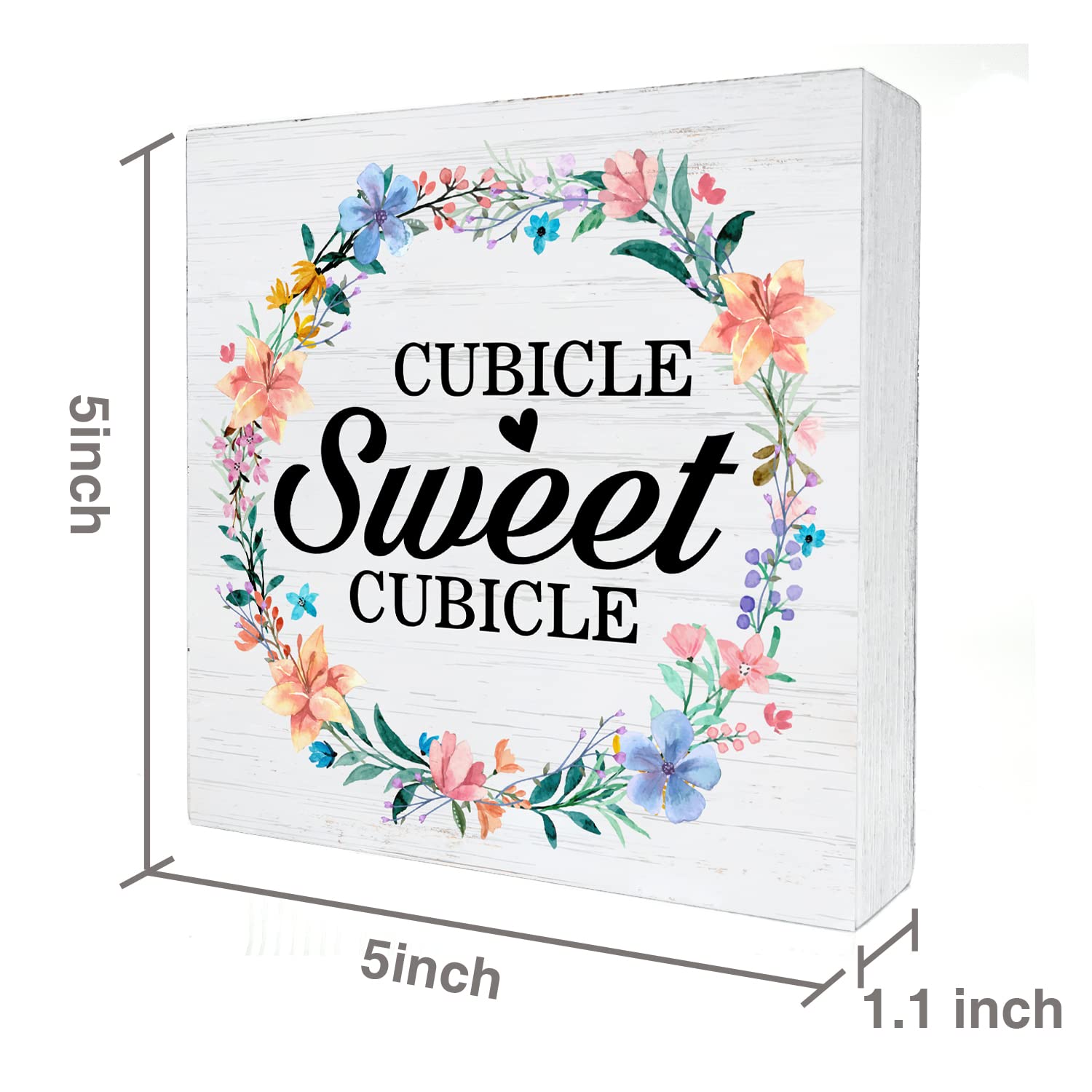 Cubicle Sweet Cubicle Wood Box Sign Decor Rustic Floral Office Space Wooden Box Signs with Sayings Desk Decoration Home Office Desk Shelf Decor Sign (5 x 5 Inches) : Amazon.in: Office Products cubicle-sweet-cubicle-wood-box-sign-decor-rustic-floral-office-space-wooden-box-signs-with-sayings-desk-decoration-home-office-desk-shelf-decor-sign-5-x-5-inches-amazon-in-office-products