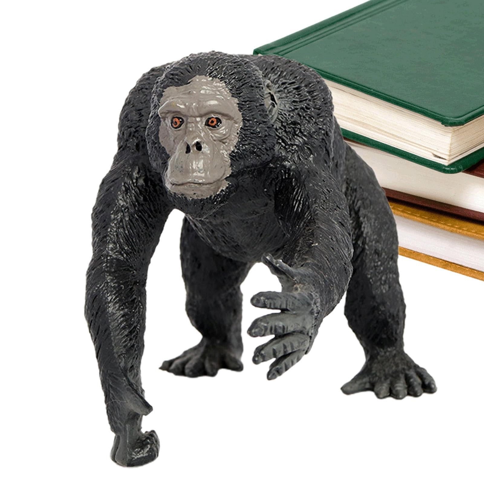 Amazon.co.jp: 動物置物チンパンジー,刺激された動物の