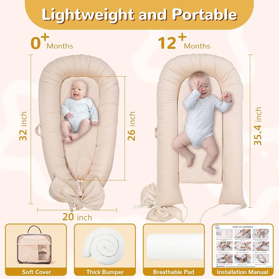 Amazon.com : EAQ Baby Lounger Cover Snuggle Me Lounger