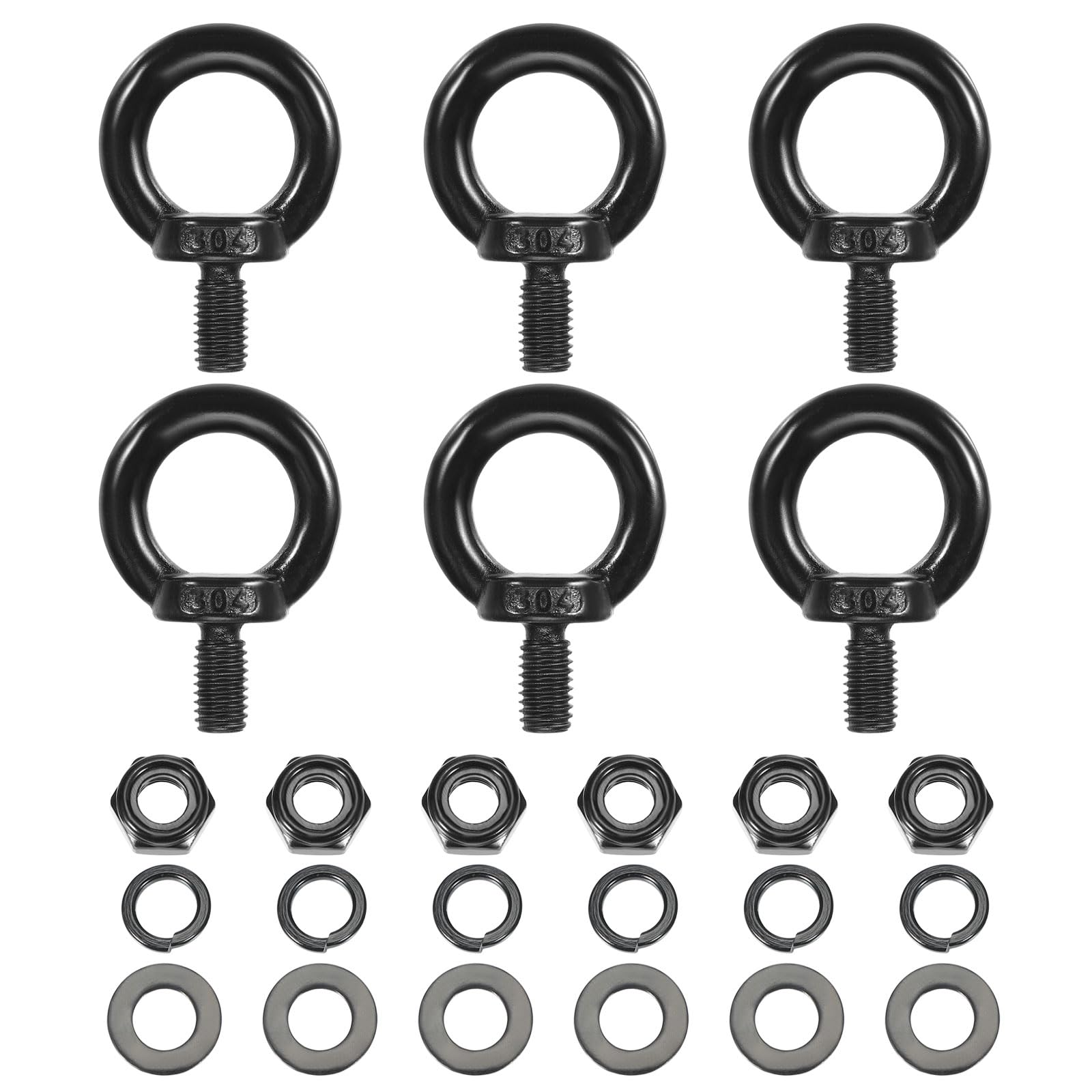 PATIKIL M8x15mm Lifting Shoulder Eye Bolt