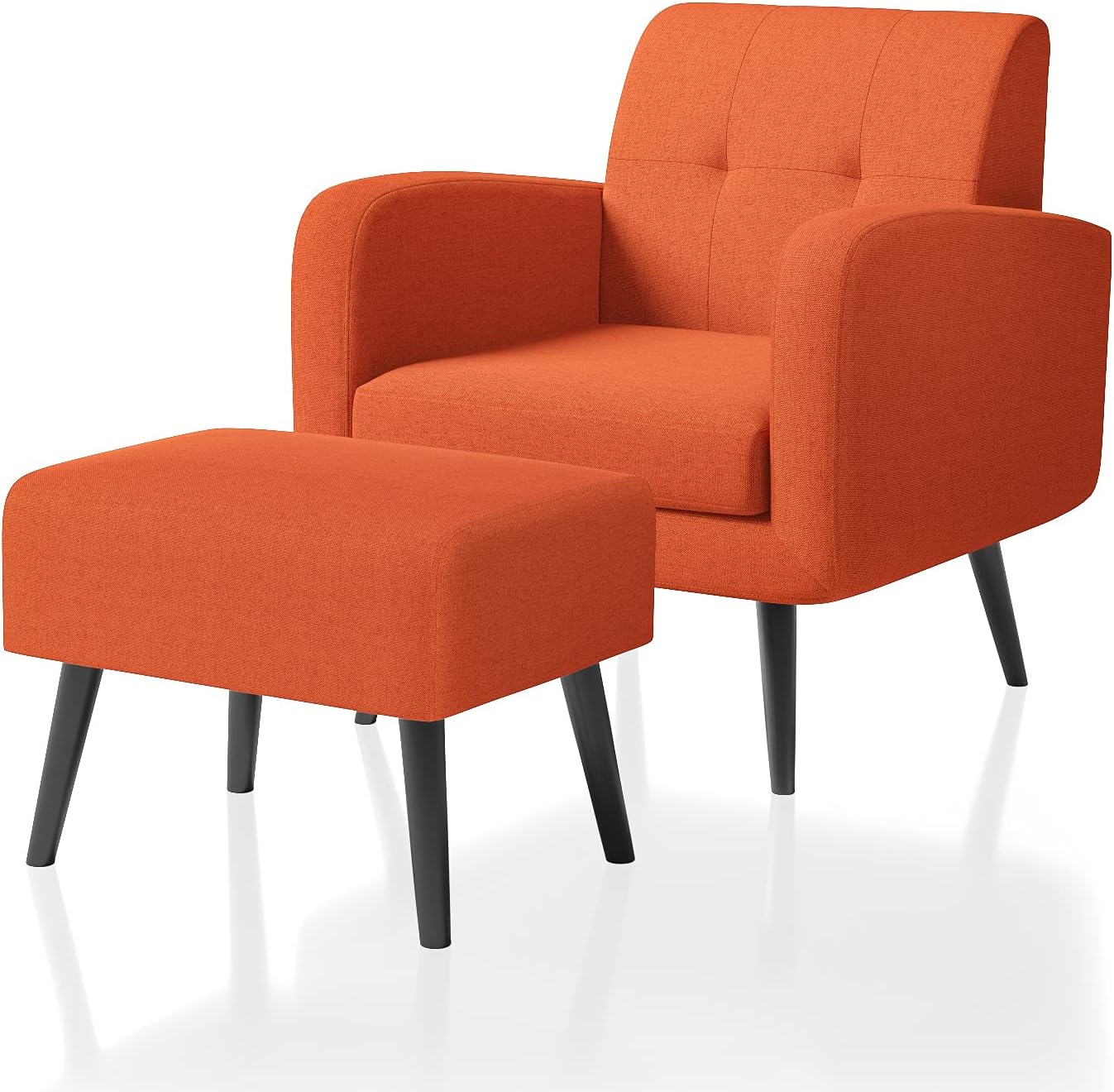 Buy Justroomy Modern Accent Chair Stool Set Fabric Armchair Ottoman Bench Footrest For Living Room Bedroom Office Upholstered Comfy Chairs With Removable Seat Cushion Sofa Chair With Footstool Buy Justroomy Modern Accent Chair Stool Set Fabric Armchair Ottoman Bench Footrest For Living Room Bedroom Office Upholstered Comfy Chairs With Removable Seat Cushion Sofa Chair With Footstool