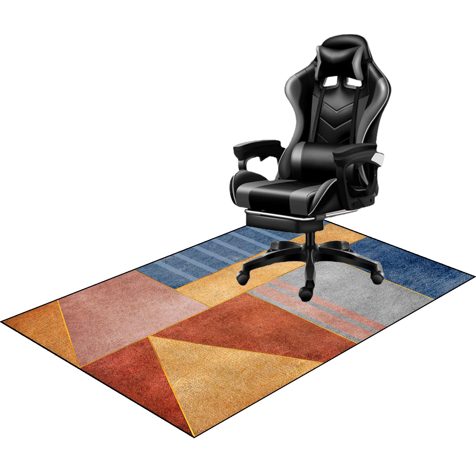 Tappeto Salvapavimento Per Sedia Ufficio 105x120 Cm - Antiscivolo, Protettivo Per Parquet E Pavimenti Duri - Foto 2