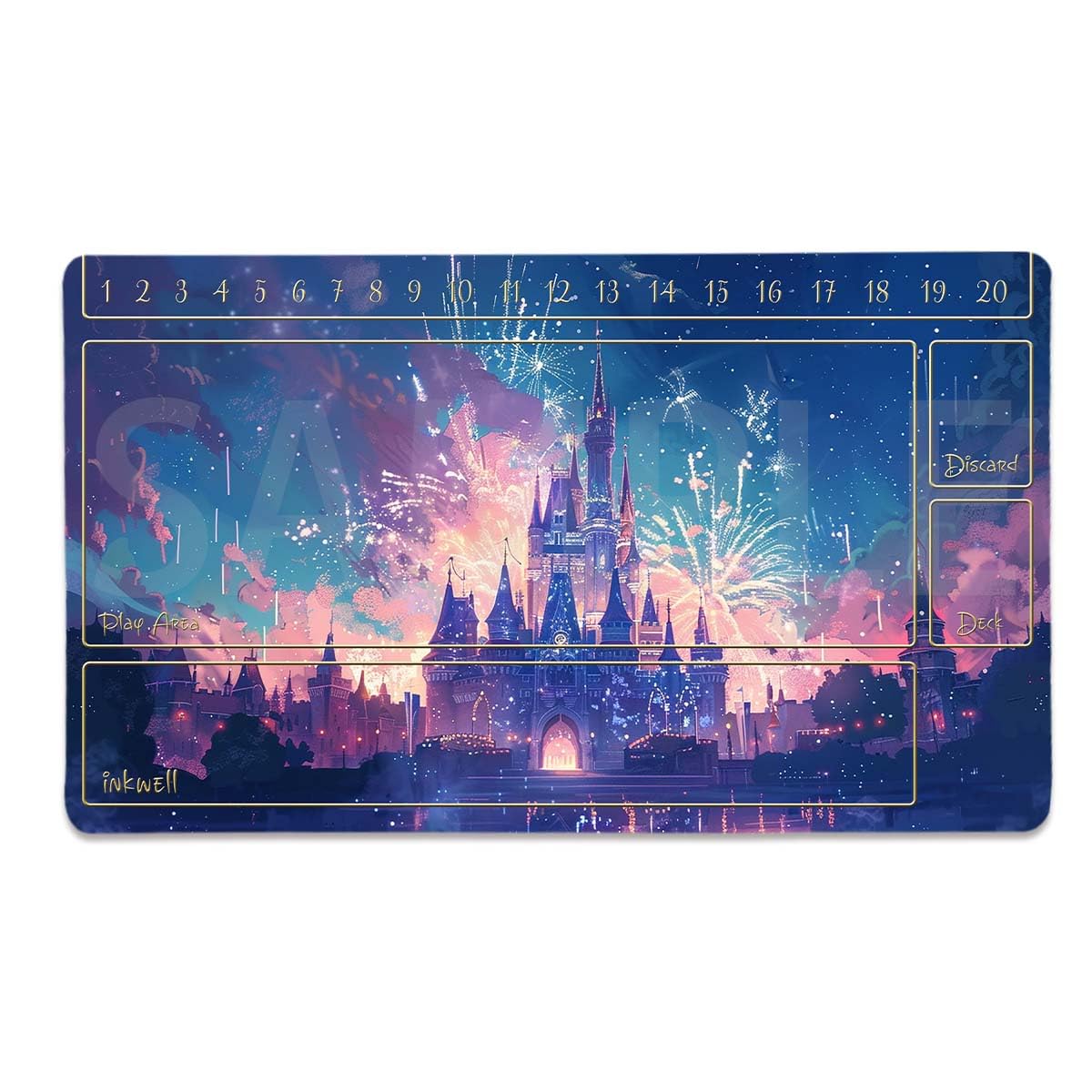 Amazon | Lorcana TCG プレイマット マジック ドリームランド 24インチ