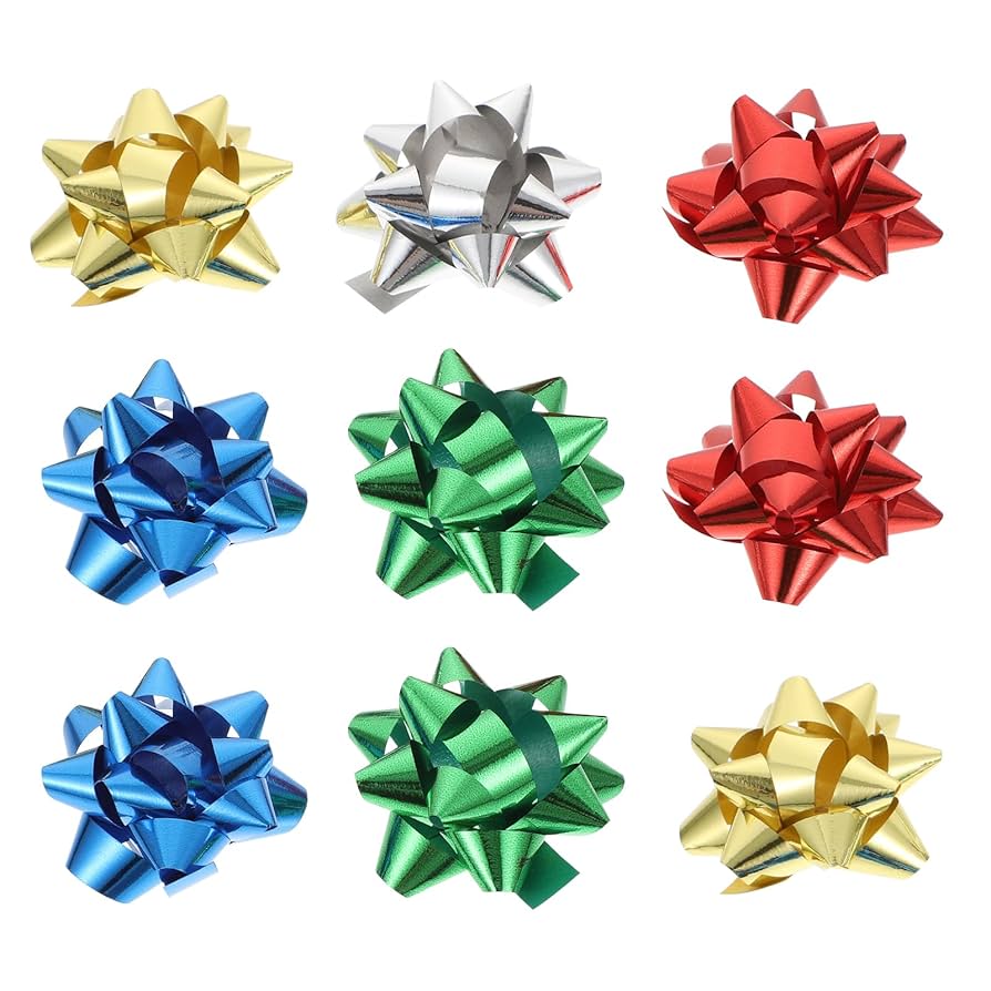 Amazon | FRCOLOR ラッピングリボン フラワー リボンシール