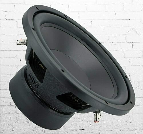 1 subwoofer SoundXtreme Premium Elite ST-412 de 12 pulgadas de audio para automóvil, 2000 vatios, potencia máxima, bobina de voz dual de 4 ohmios,