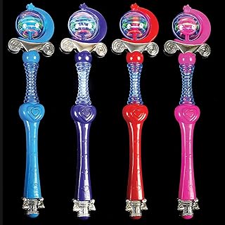18 Inch Light-Up Spinning Pncess Wand