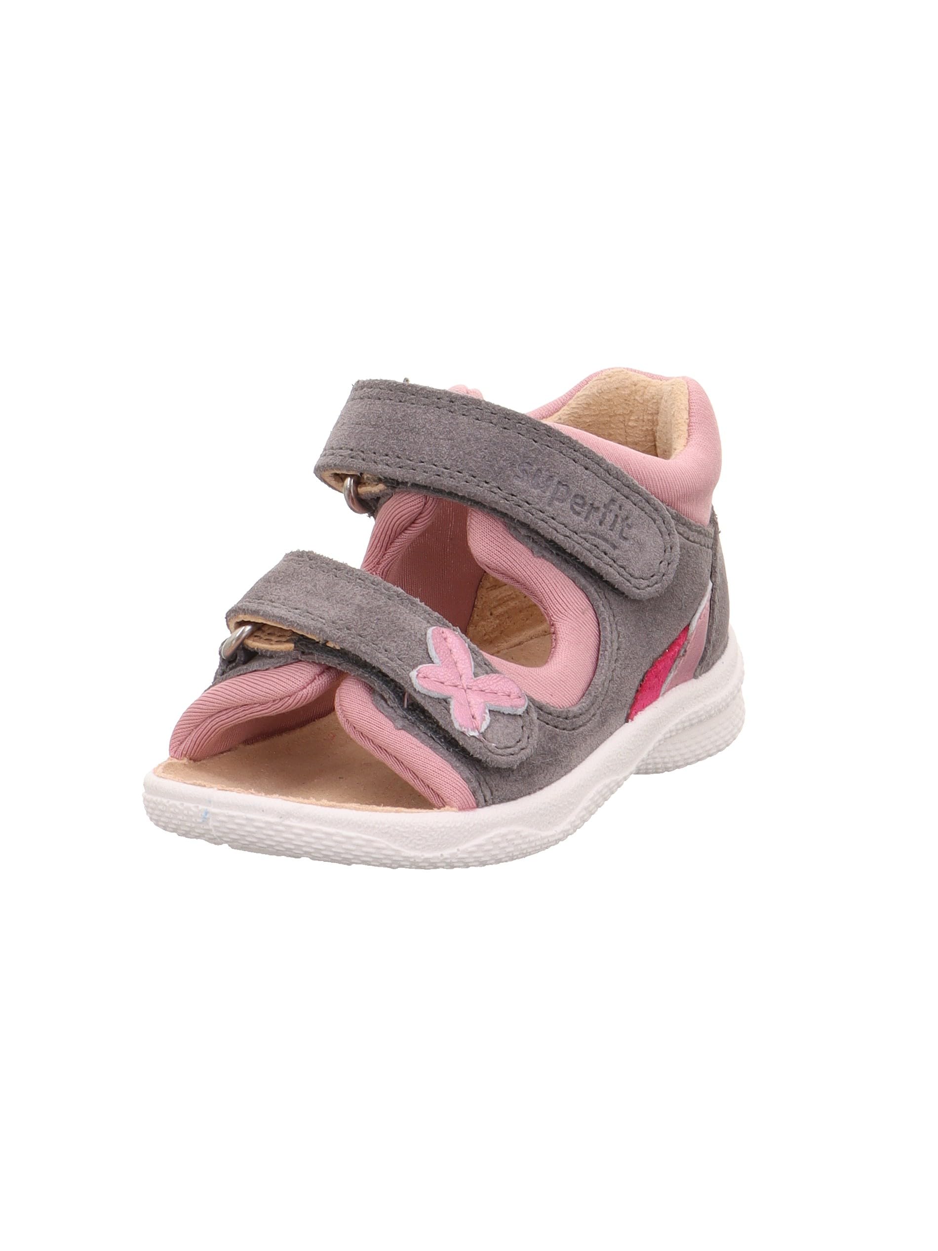 Superfit Polly, Girls Sandals, Grey Pink 2000, 19 EU
