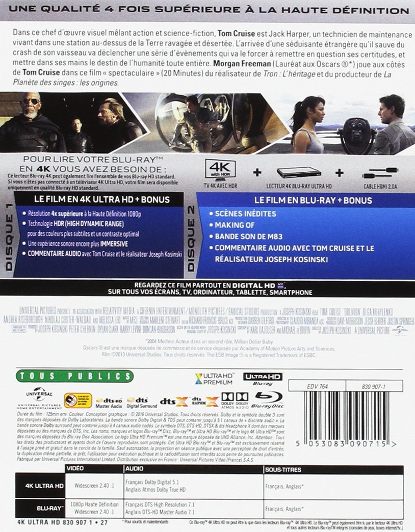 Oblivion [4K Ultra-HD + Blu-Ray + Digital Copy]