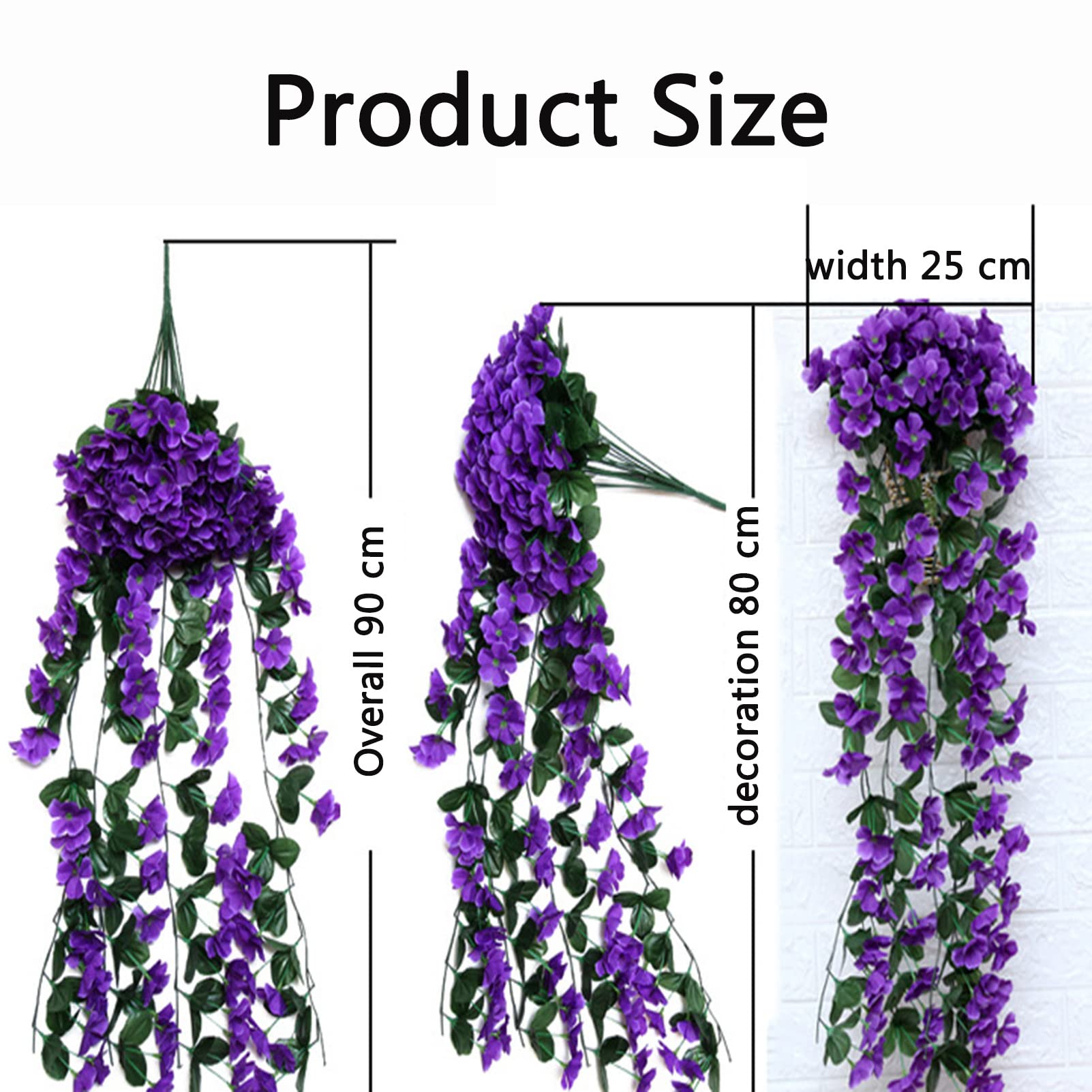 Efeu Künstlich 15 Pack, Künstliche Eukalyptus Girlande, Künstliche Efeu Hängend Girlande, Faux Pflanze Deko für Küchen Garten Büro Hochzeit Wanddekoration
