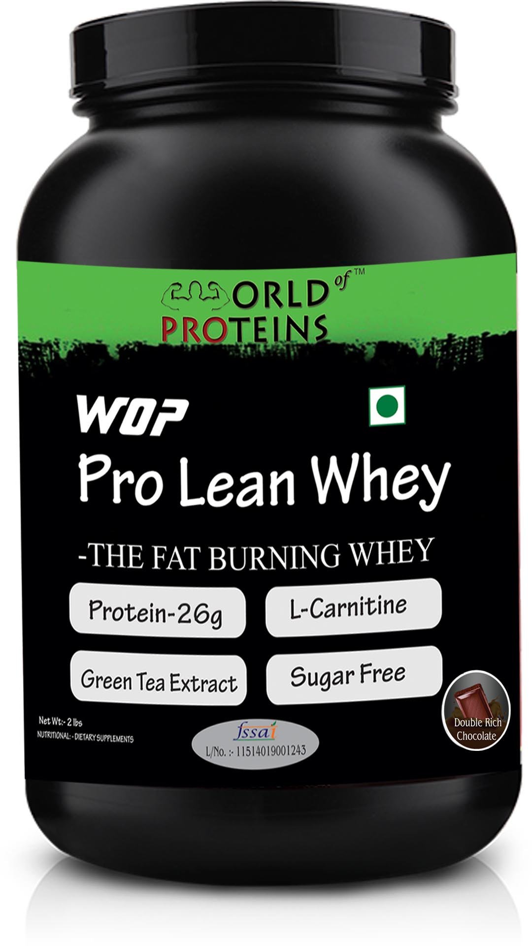 Wop Pro Lean Whey-The Fat Burning Whey- 2 Lbs- Chocolate