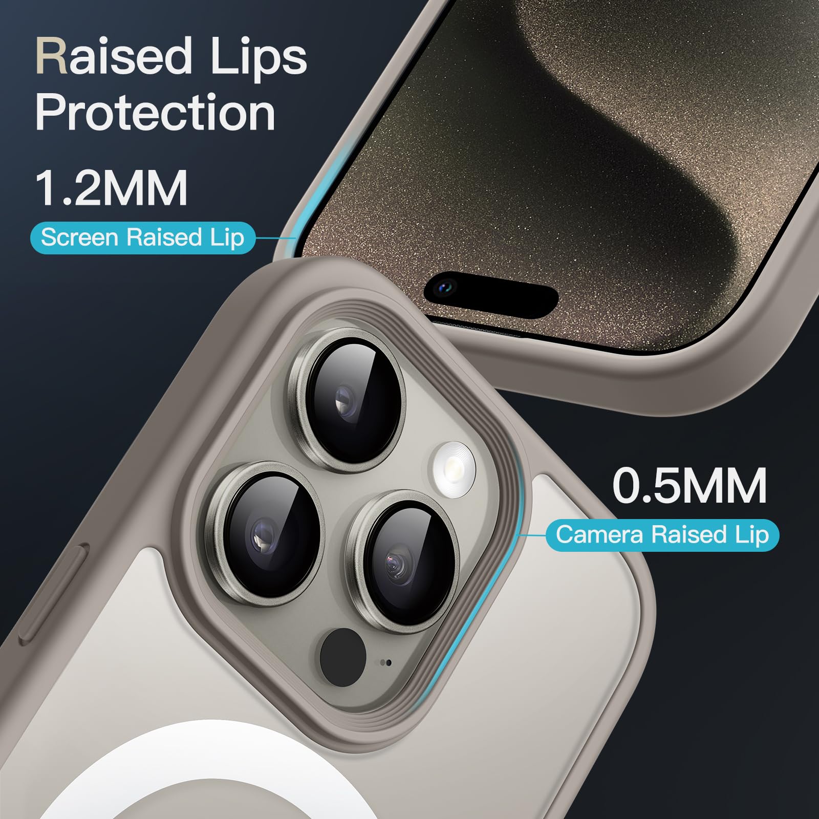 iPhone 15 Pro Max 256GB ナチュラルチタニウム ケースなど iPhone 15 ProMax のナチュラルチタニウムに合うスマホケース