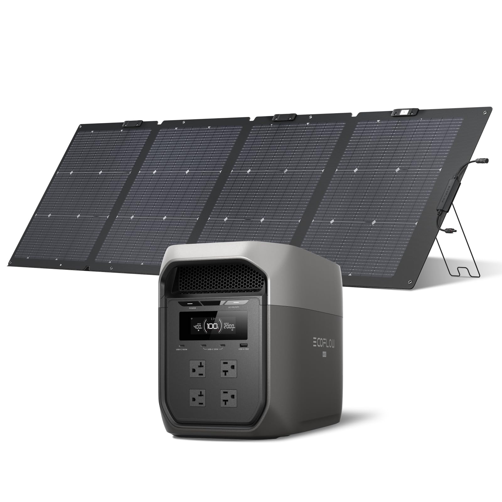 Amazon.co.jp: EcoFlow ポータブル電源 DELTA 3 Max + 220W ソーラー 
