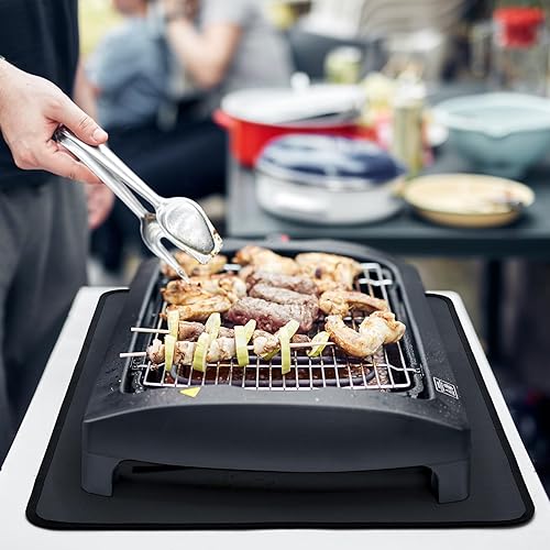 Miniatura 2 de FLASLD Fireproof & Waterproof Under Blackstone Griddle BBQ Mat, Protect Your Prep Table and Outdoor Grill Table - Heat Resistant Grill Table Mat