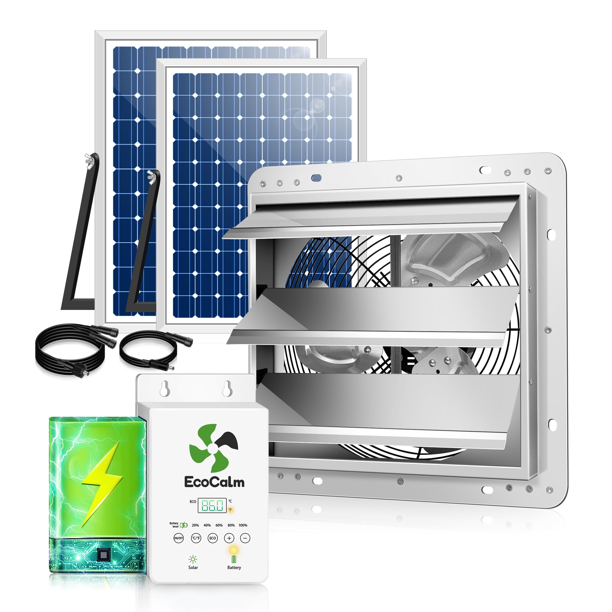 ecoCalm 10 Solar Exhaust Fan