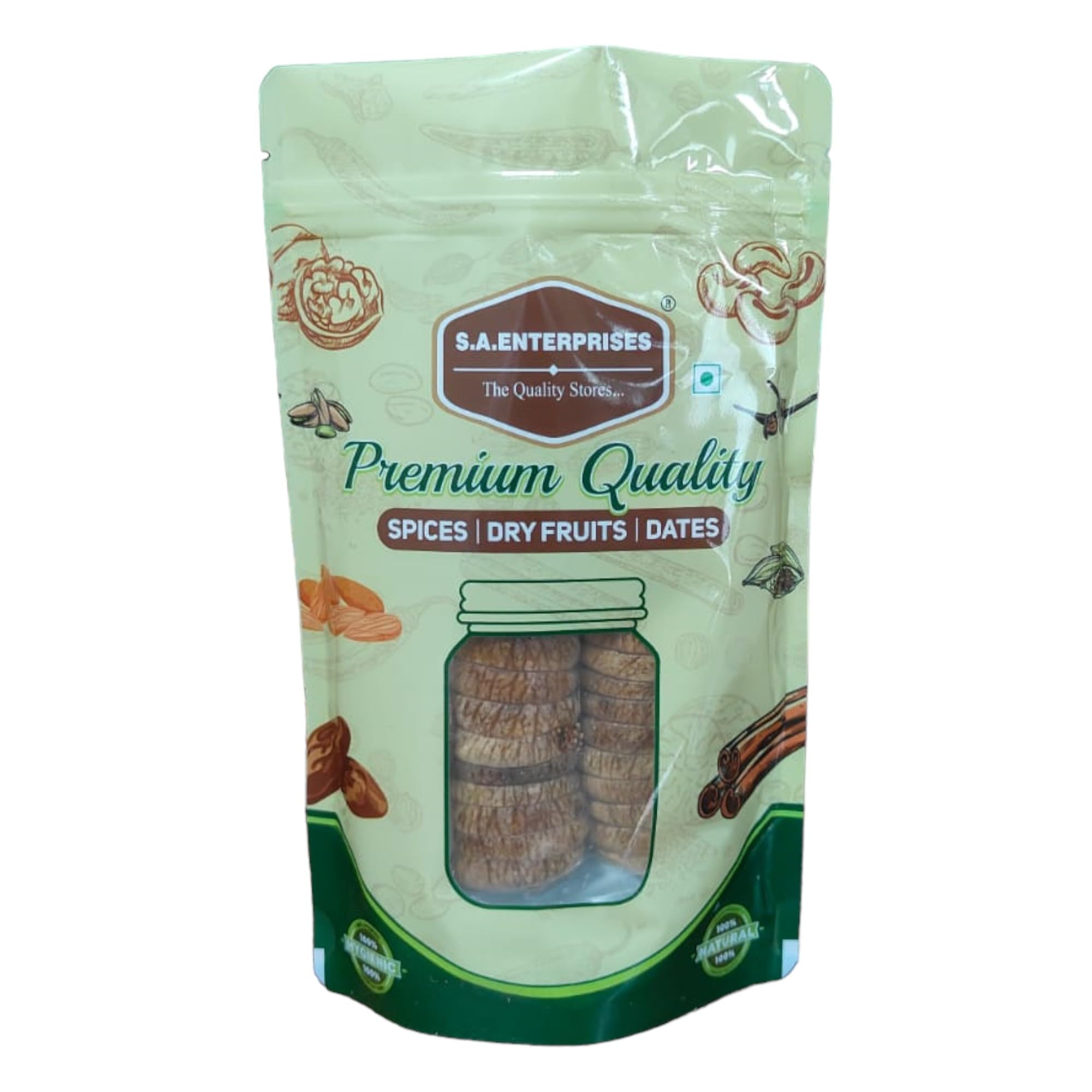 S.A.Enterprises Premium Anjeer 250 grams | Figs Dry Fruits | Dried Afghani Anjeer | Dried Anjeer (Small 250 grams) (B0D9S59S4G) Amazon Price History, Amazon Price Tracker