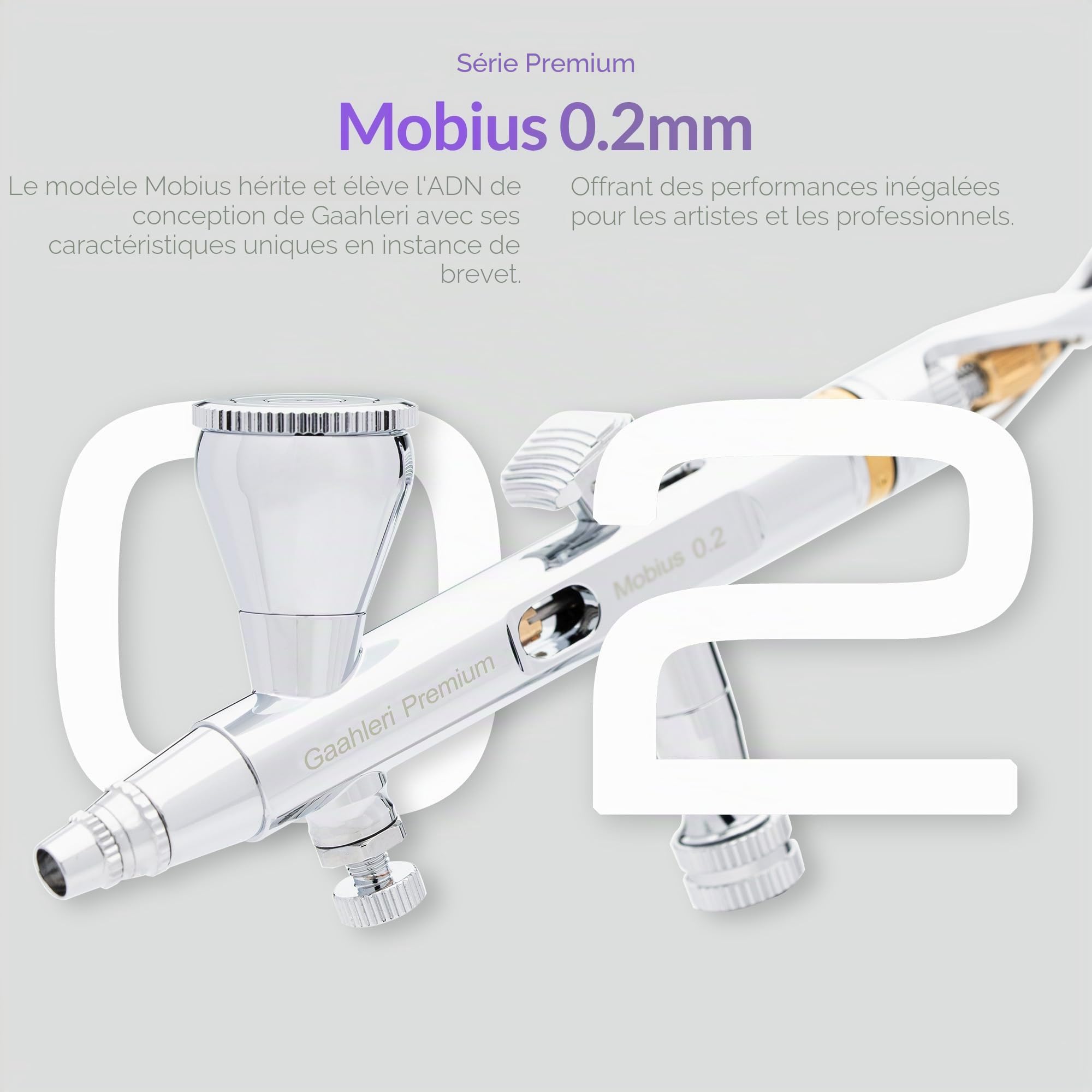 Gaahleri Airbrush Premium Series GHPM-Mobius 0,2 mm
