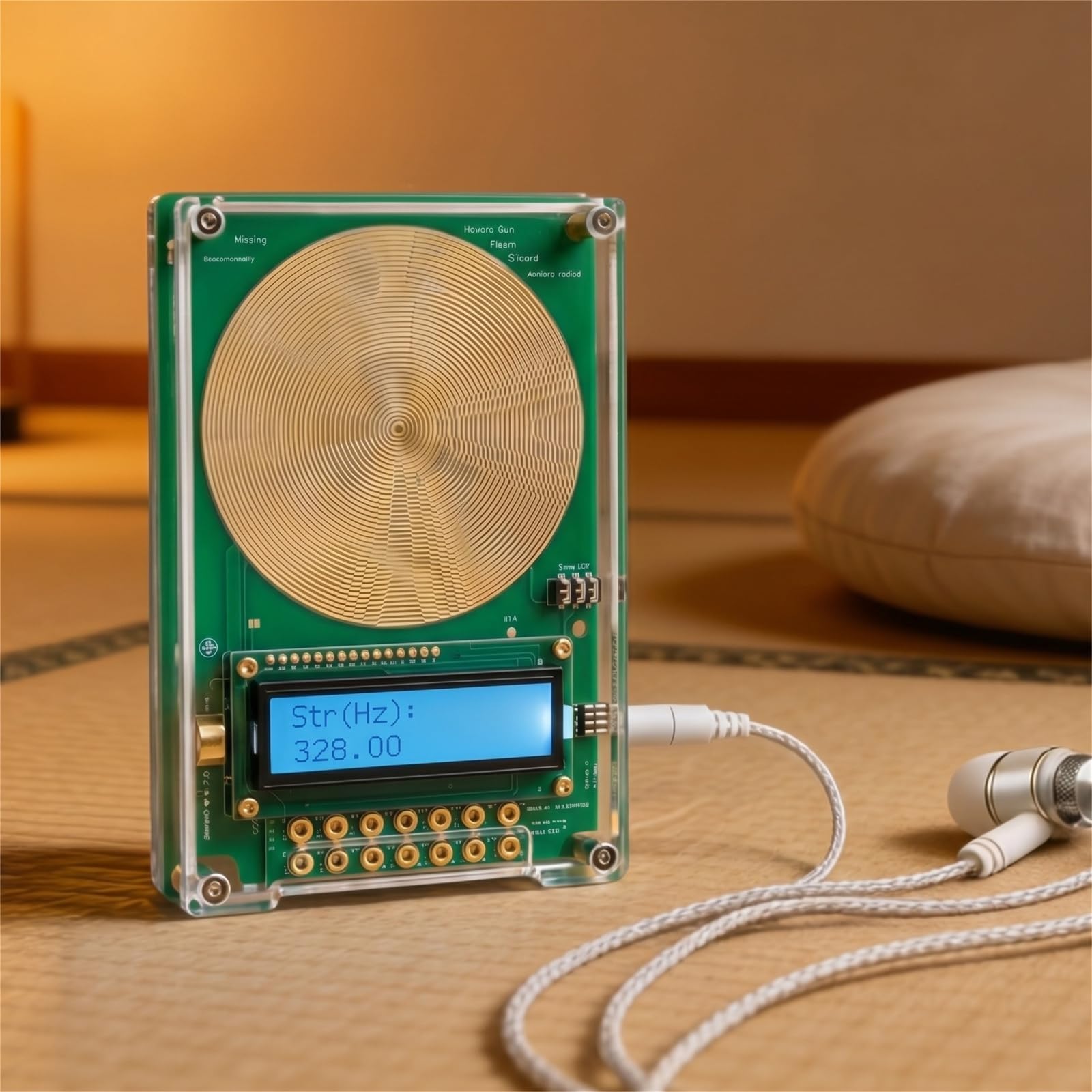 2026 Zentra One Smartes Frequenzgerät, Frequenz Gerät Zentra One mit USB-Anschluss und Bildschirm, Schumann Frequenz Generator für Schlafmittel, Entspannung(Grün)