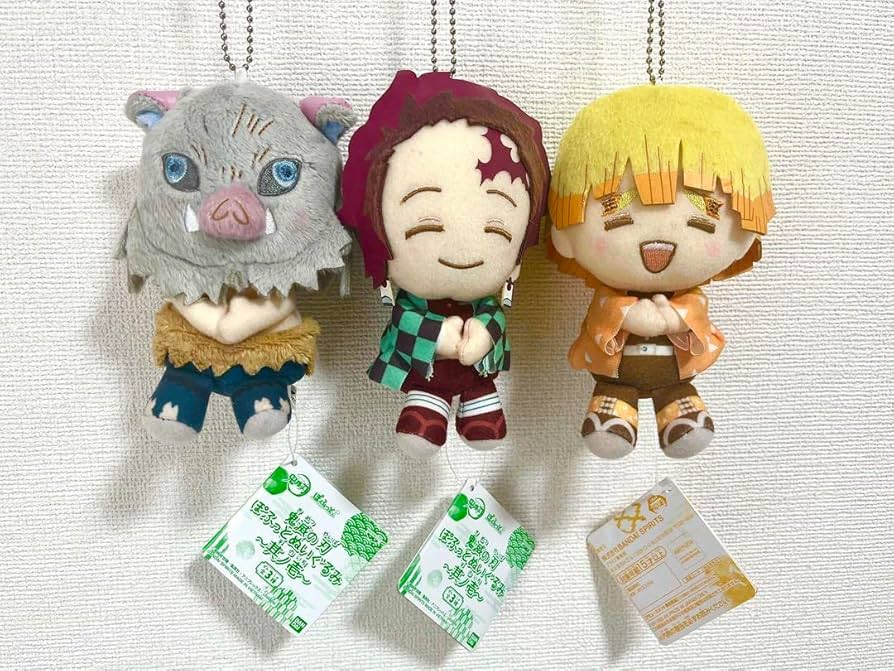 Amazon.co.jp: 鬼滅 ぽふっとぬいぐるみ 炭治郎 伊之助 善逸