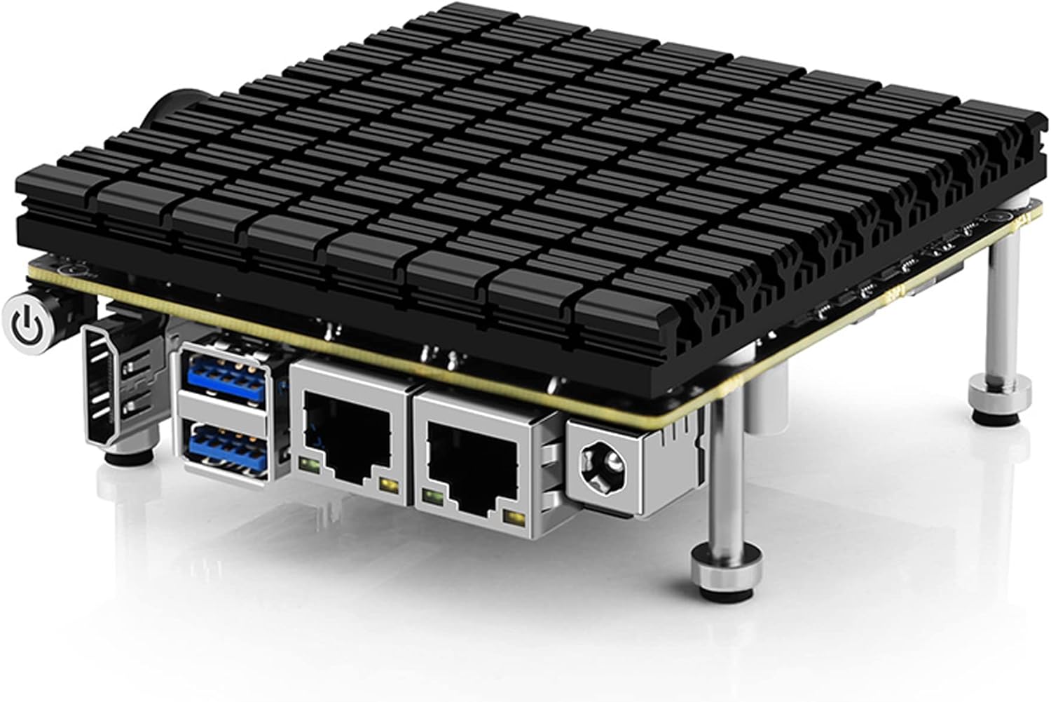 X86-P1N3050/N3160/N3700 ミニルーター 低消費電力クアッドコア 4スレッドファンレス (N3160、2G