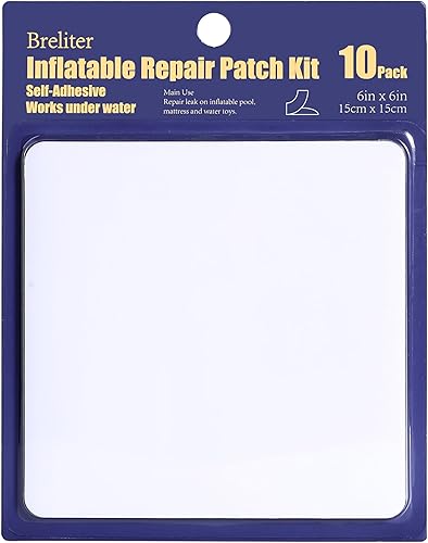 Kit de reparación de parches inflables, cinta de reparación de piscina de TPU impermeable, parche de reparación resistente para colchón de aire,