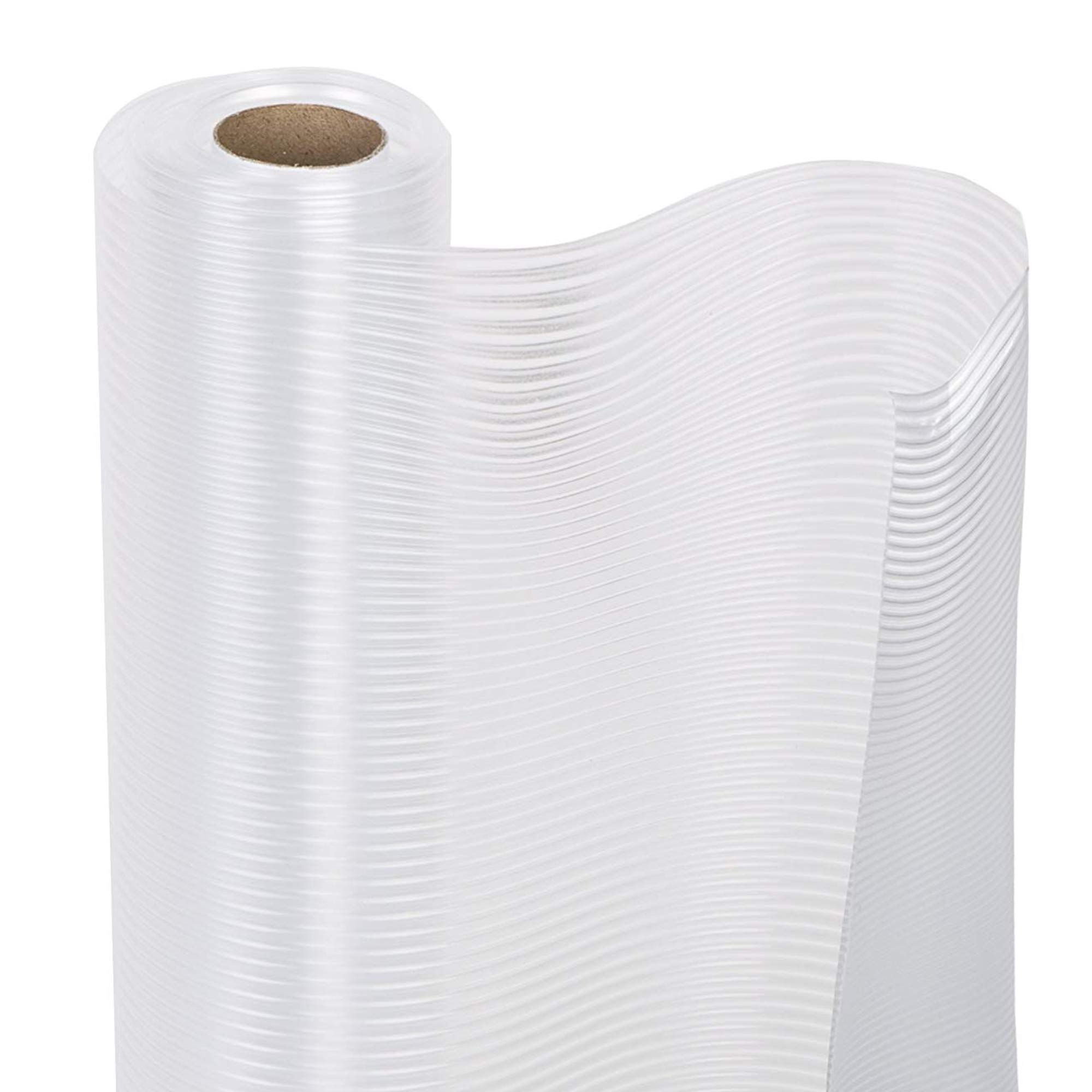 Smart Design Wire Rack Shelf Liner - Ribbed Grip - 18 Inch x 4 Feet - NSF Certified